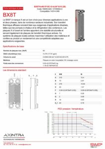 Fiche technique et plans BX8TH 1P SC S 16935 040 0155004.0 pdf