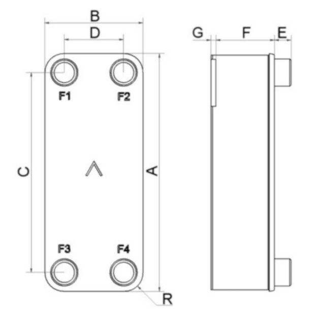 dessin technique echangeur