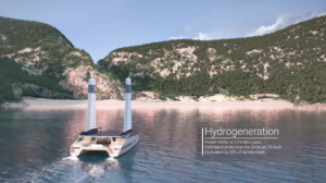 Catamarans MODX - hydrogeneration