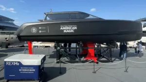 AXINTRA electric-hydrogen boat - American Magic