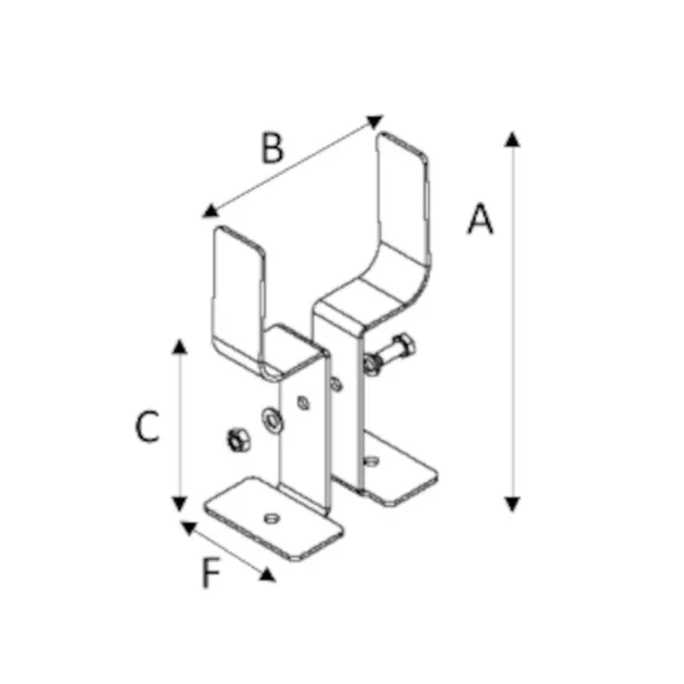 Drawing - support leg