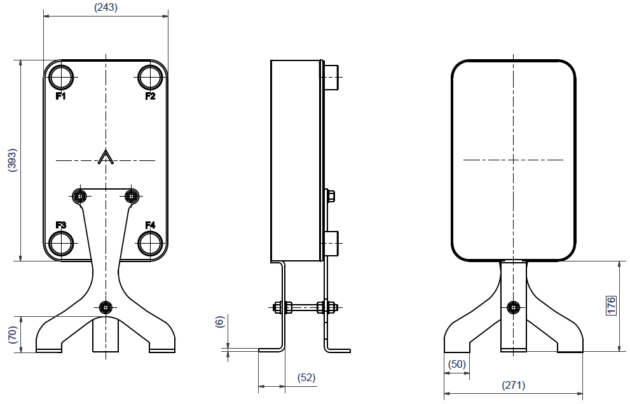 a drawing of a rectangular object drawing support leg 28017 28018 28019